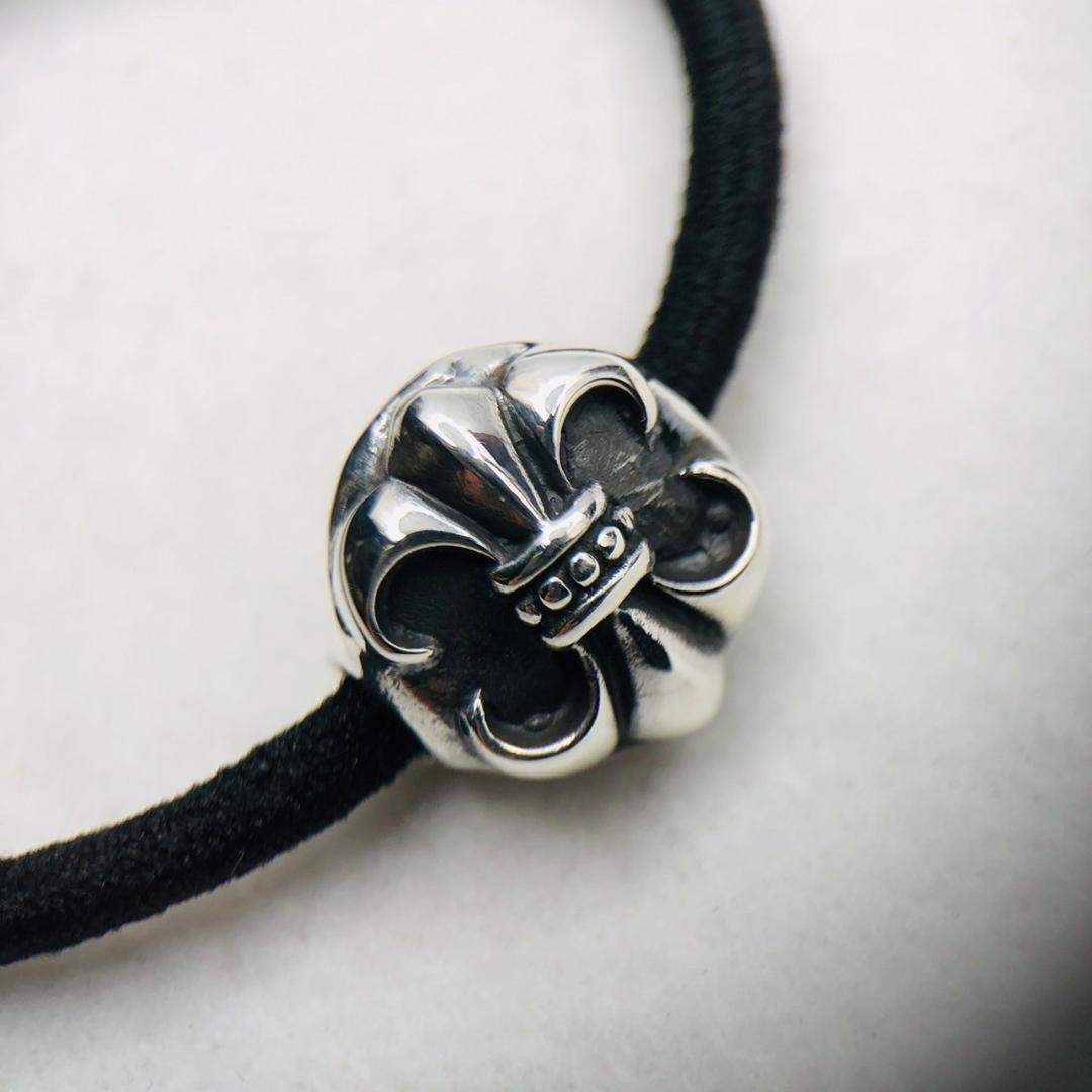 シルバー925 ヘアゴム　BSフレア　人気　新品　3-35