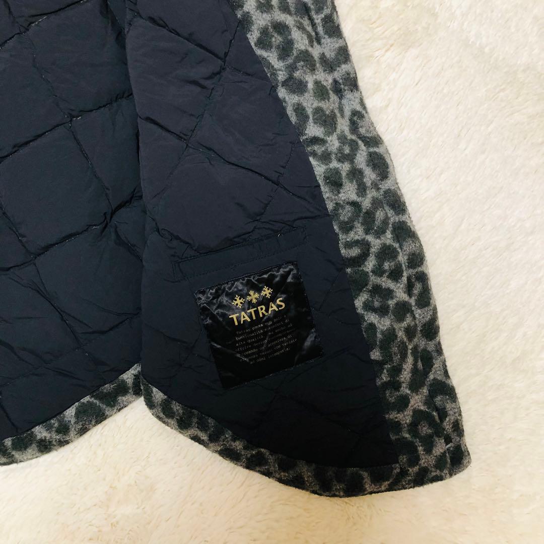 タトラス　TATRAS ダウンポンチョ レオパード　LTA13A4309 2