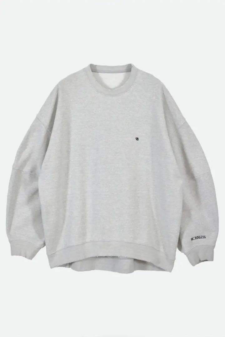 NOUNLESS OVER SWEAT TOPS ナウンレス スウェット グレー