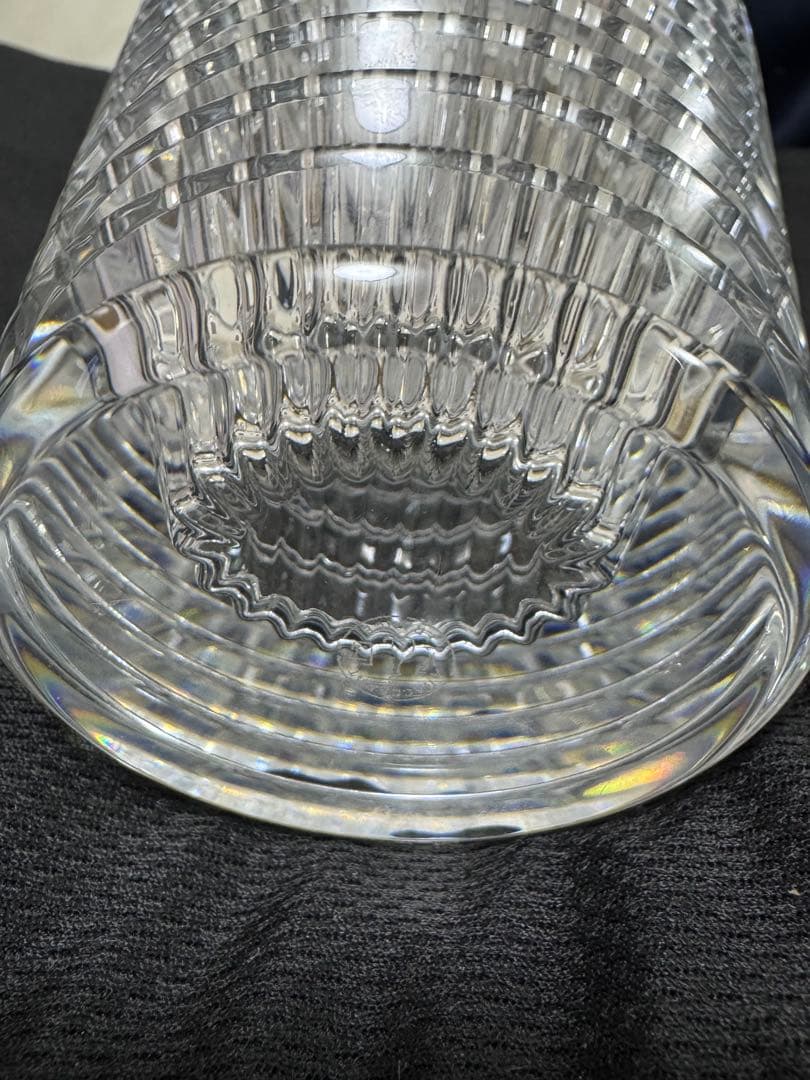 Baccarat バカラ アイベースS クリスタル ガラス花瓶 フラワースタンド