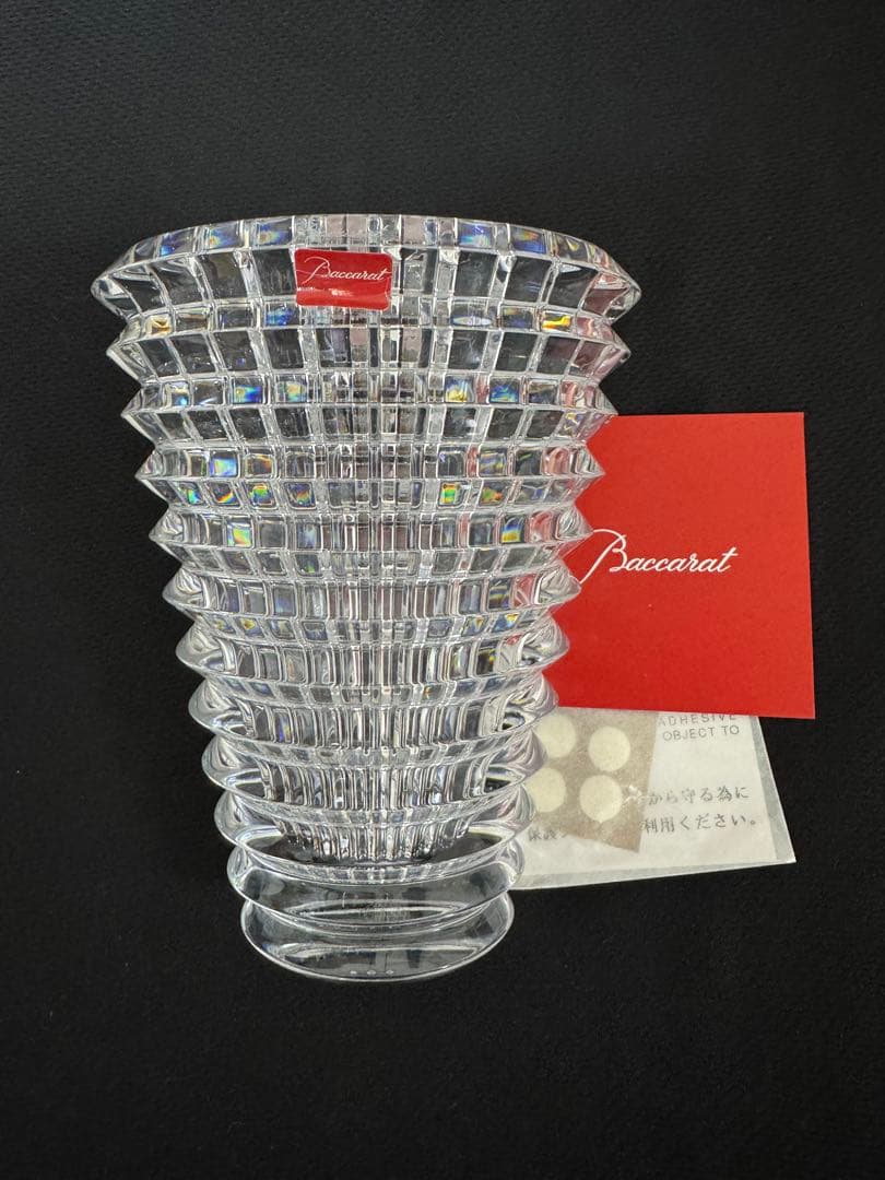 Baccarat バカラ アイベースS クリスタル ガラス花瓶 フラワースタンド