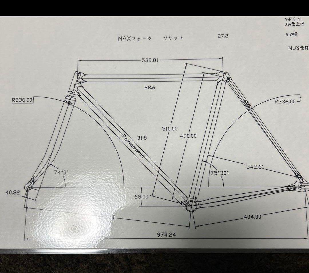 Panasonic ピスト　フレーム　njs　パナソニック