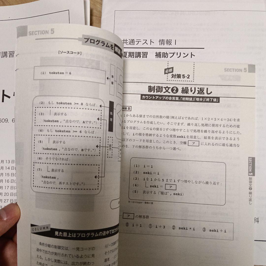 鉄緑会　共テ情報　コンプリートセット　夏期講習テキスト&冊子&一問一答他