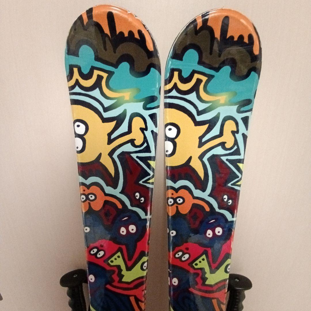 板BXB128cm☆ブーツ23cm☆ストック90cm ジュニアスキーセット