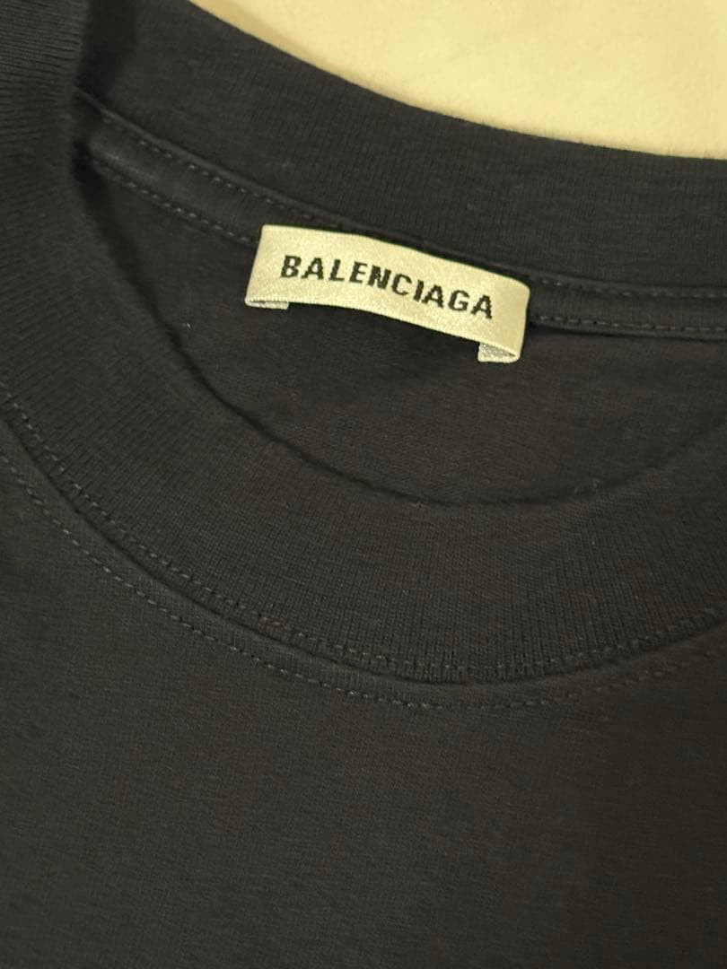 BALENCIAGA バレンシアガ ロゴ Tシャツ 黒