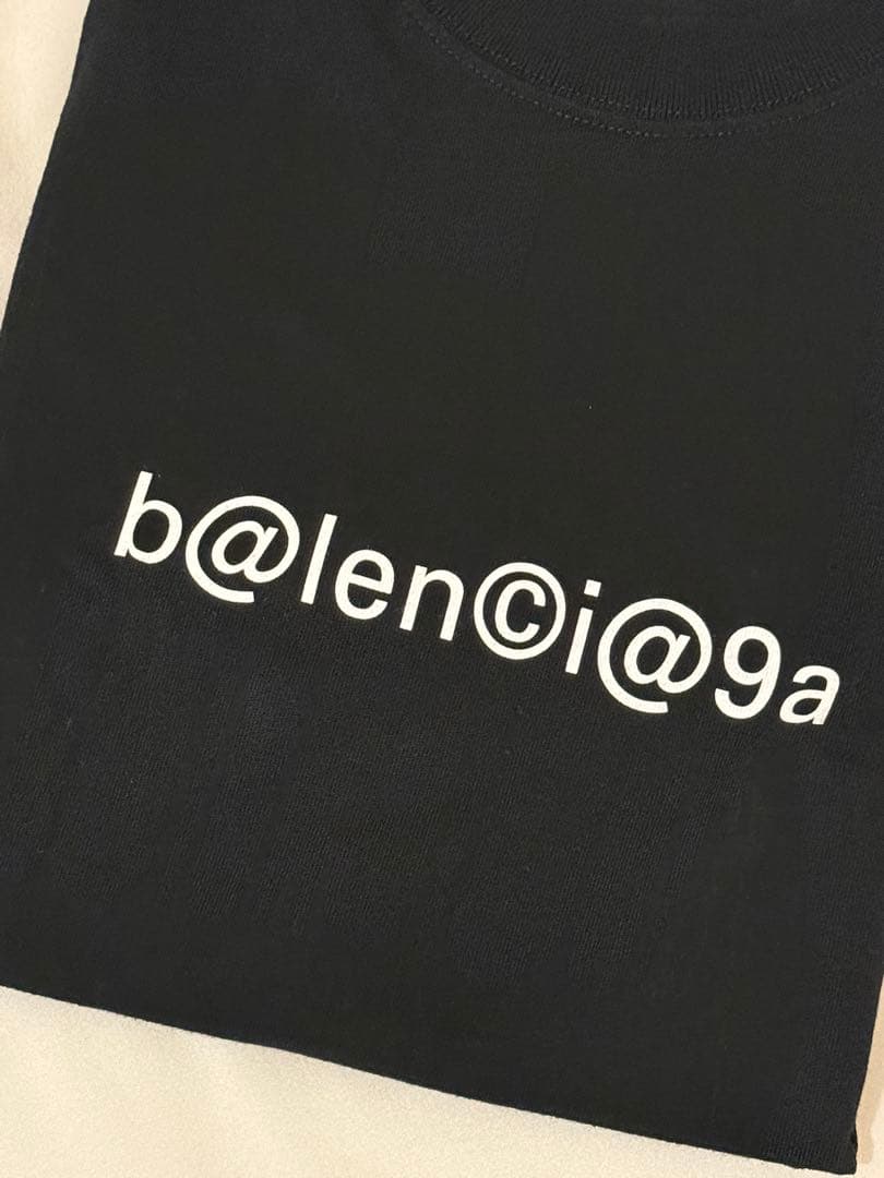 BALENCIAGA バレンシアガ ロゴ Tシャツ 黒