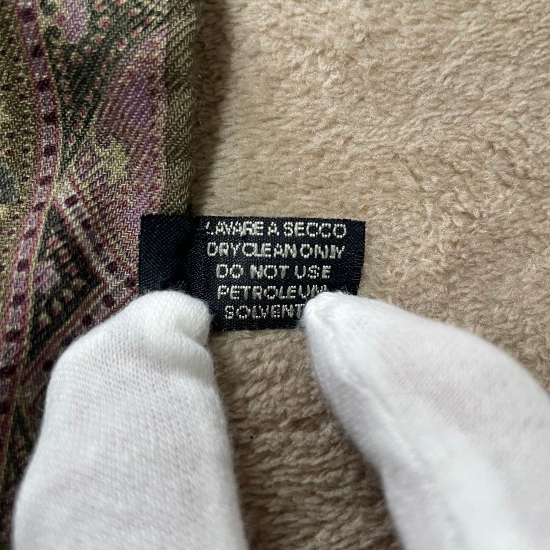 【美品】 ETRO エトロ ストール ペイズリー柄