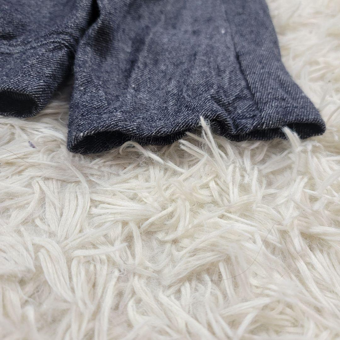 美品　COMOLI コモリ　ウールリネン　セットアップ　インディゴグレー 春夏秋