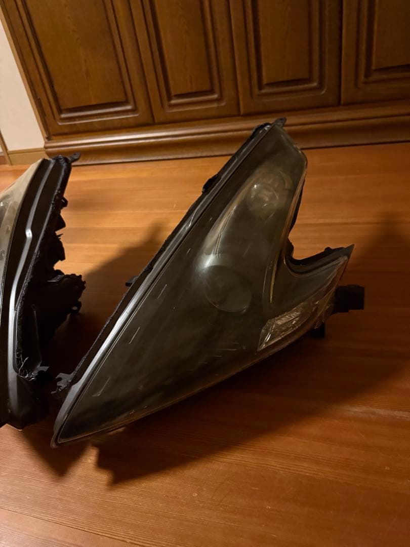 フェアレディZ Z34 インナーブラック加工 ヘッドライト 左右セット
