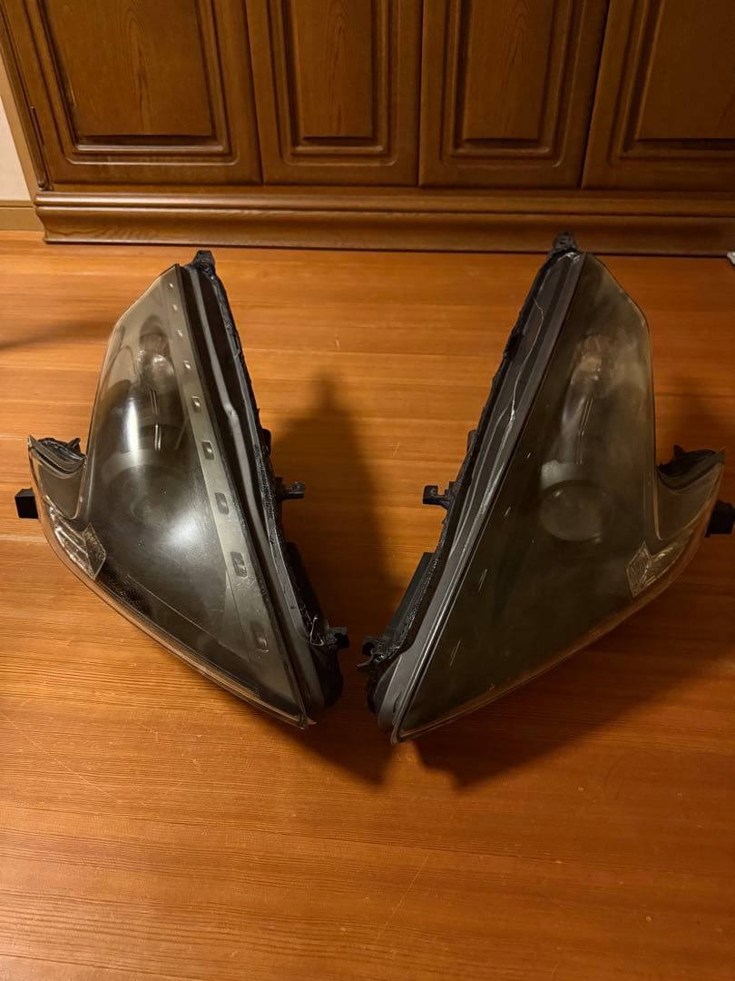 フェアレディZ Z34 インナーブラック加工 ヘッドライト 左右セット