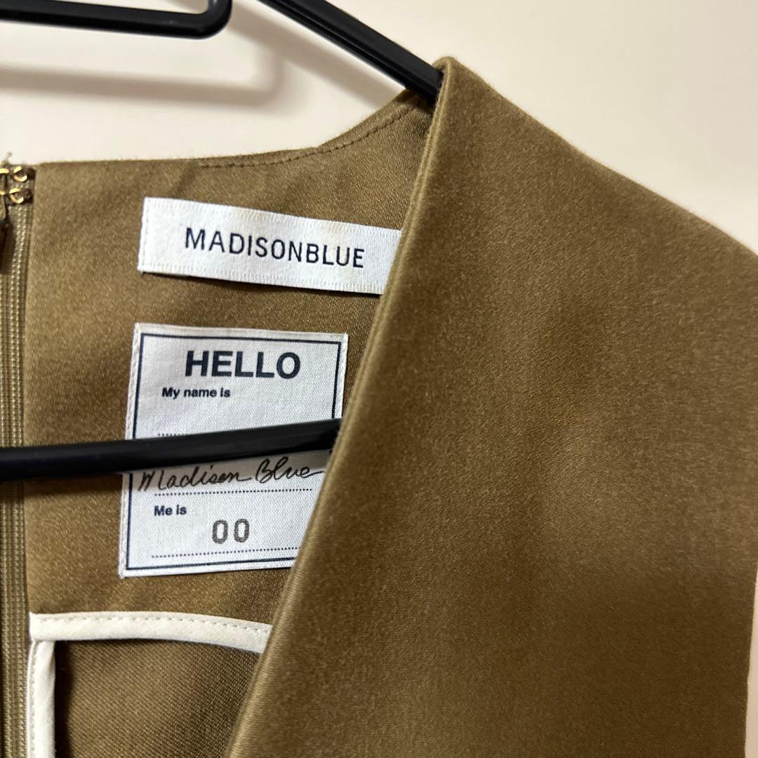 マディソンブルー MADISONBLUE カーキ　00 XS ワンピース　美品