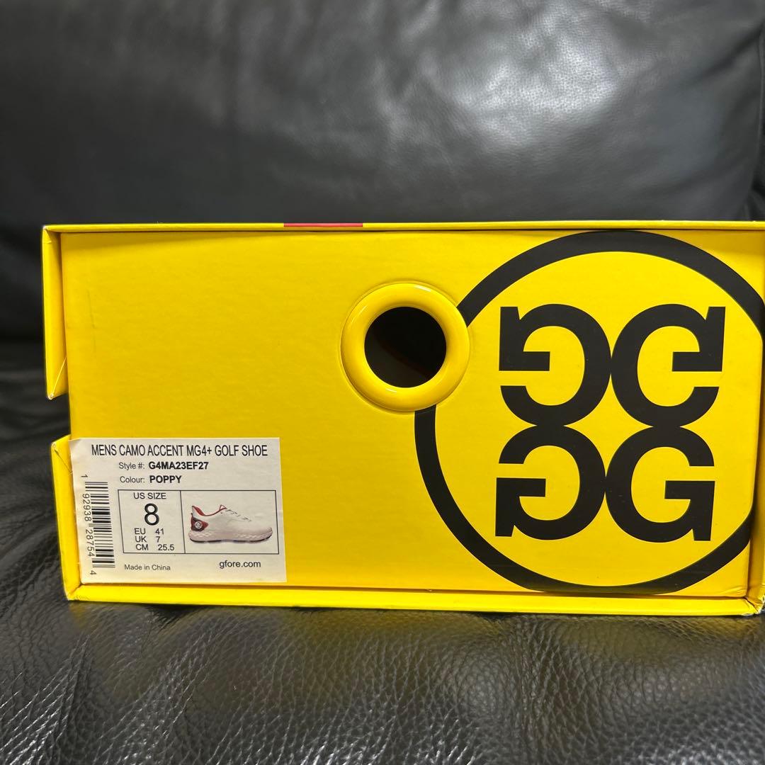再値下げ‼️Ｇ/ＦＯＲＥ　ゴルフシューズ ホワイト/レッド/ブルー カモフラージュ