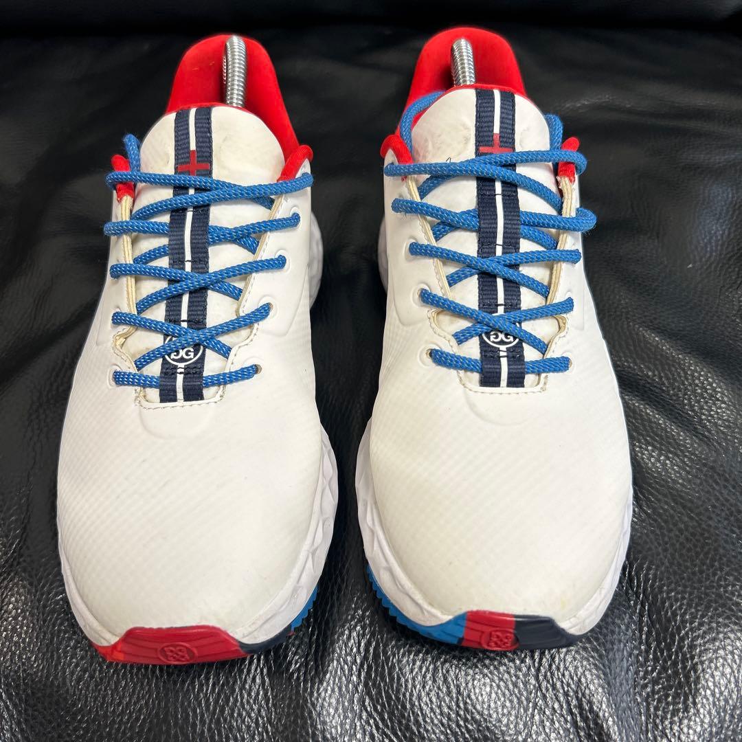 再値下げ‼️Ｇ/ＦＯＲＥ　ゴルフシューズ ホワイト/レッド/ブルー カモフラージュ