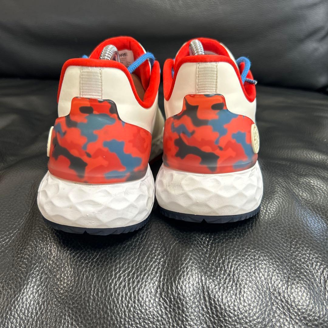 再値下げ‼️Ｇ/ＦＯＲＥ　ゴルフシューズ ホワイト/レッド/ブルー カモフラージュ