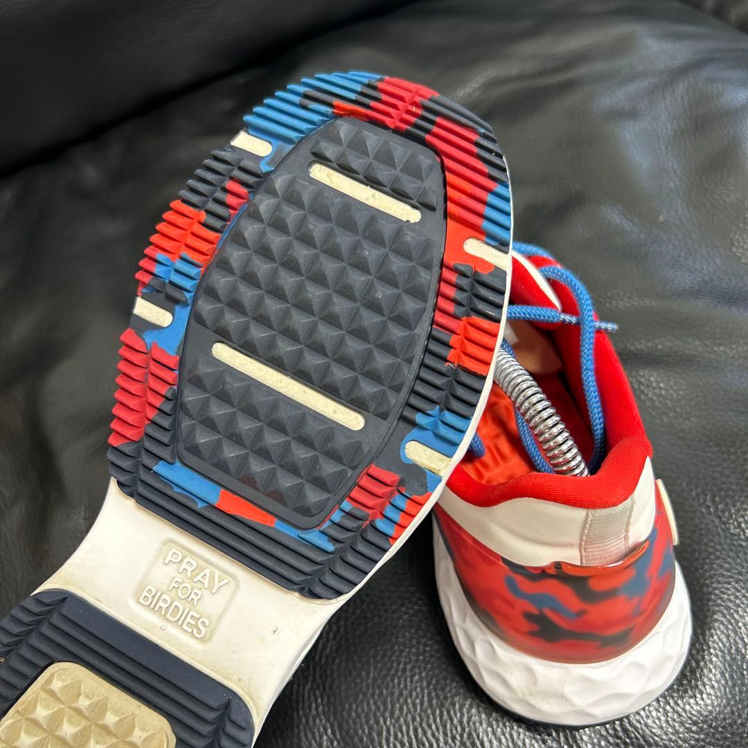 再値下げ‼️Ｇ/ＦＯＲＥ　ゴルフシューズ ホワイト/レッド/ブルー カモフラージュ