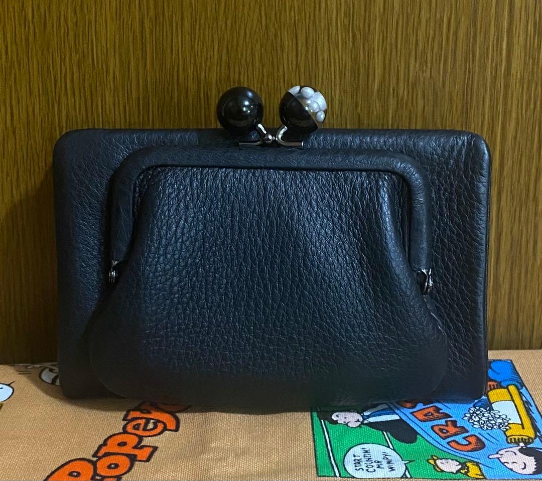 未使用ear PAPILLONNER イア パピヨネ がま口　折り財布