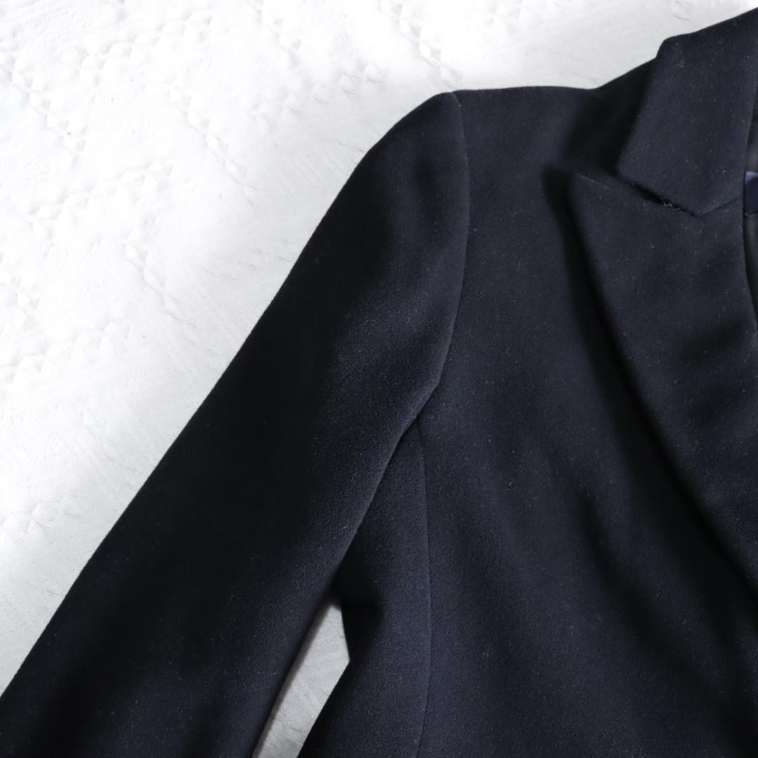 高級ウール　マックスマーラ　チェスターコート　WEEKEND　ブラック　マキシ