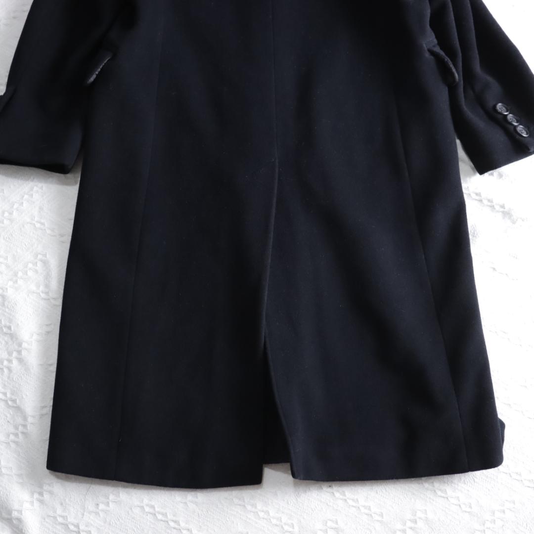 高級ウール　マックスマーラ　チェスターコート　WEEKEND　ブラック　マキシ