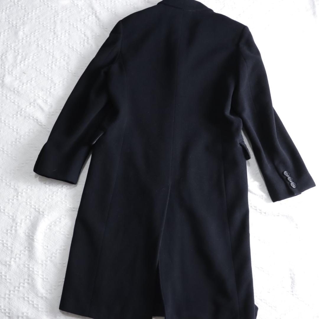 高級ウール　マックスマーラ　チェスターコート　WEEKEND　ブラック　マキシ