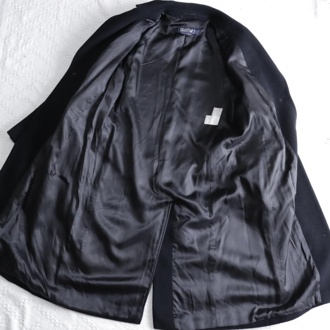 高級ウール　マックスマーラ　チェスターコート　WEEKEND　ブラック　マキシ