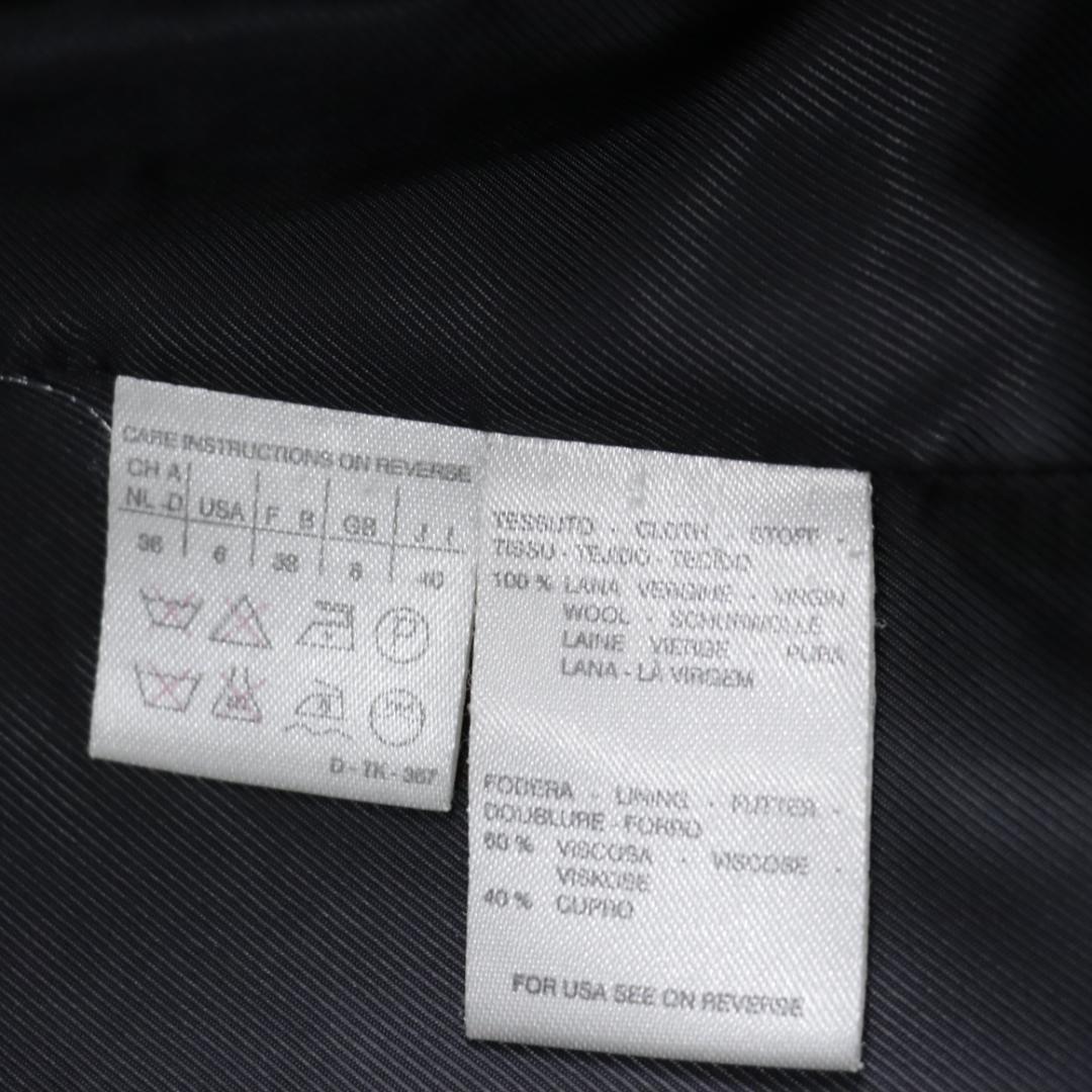 高級ウール　マックスマーラ　チェスターコート　WEEKEND　ブラック　マキシ