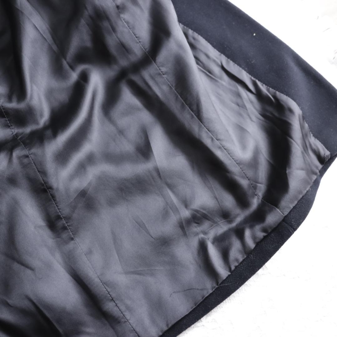 高級ウール　マックスマーラ　チェスターコート　WEEKEND　ブラック　マキシ