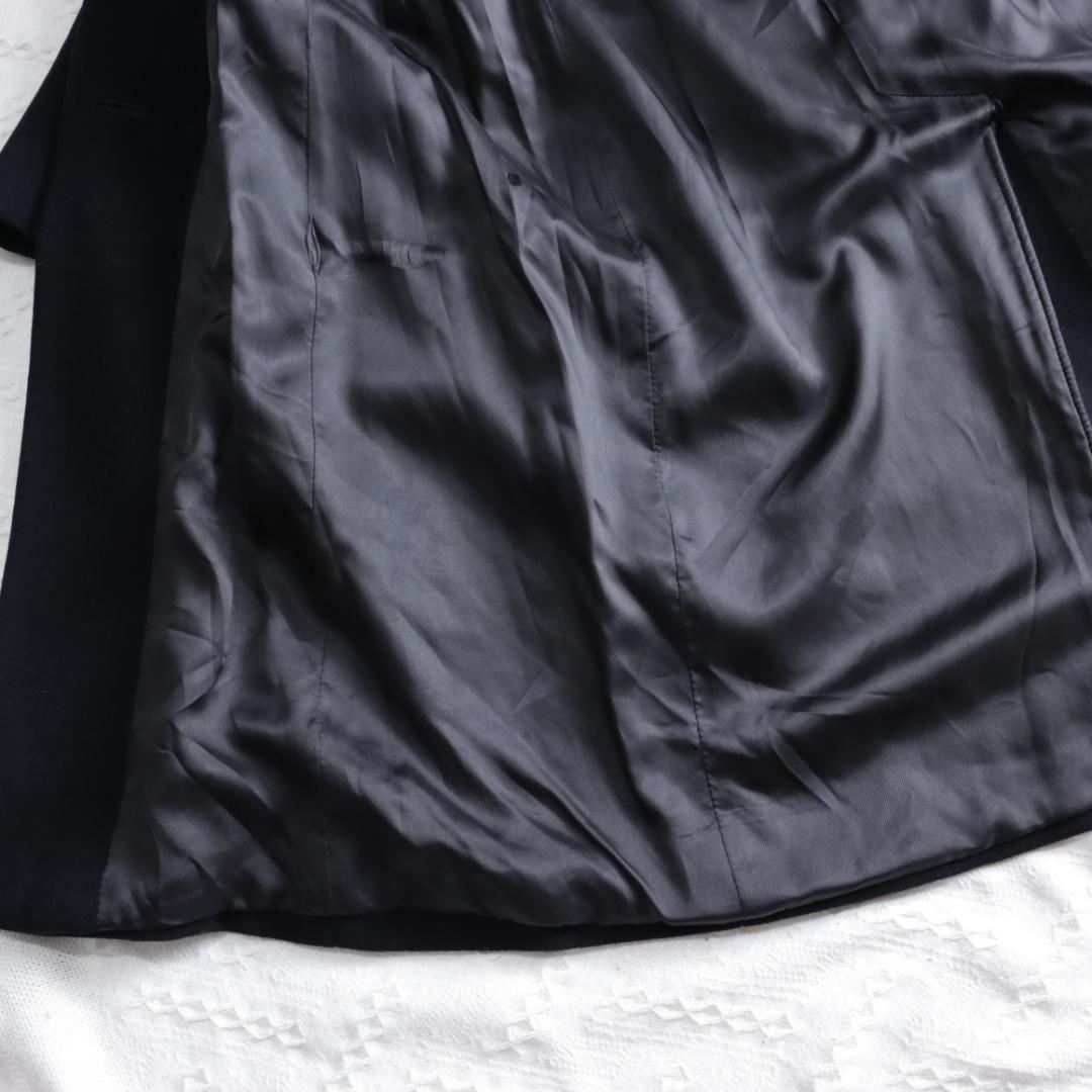 高級ウール　マックスマーラ　チェスターコート　WEEKEND　ブラック　マキシ