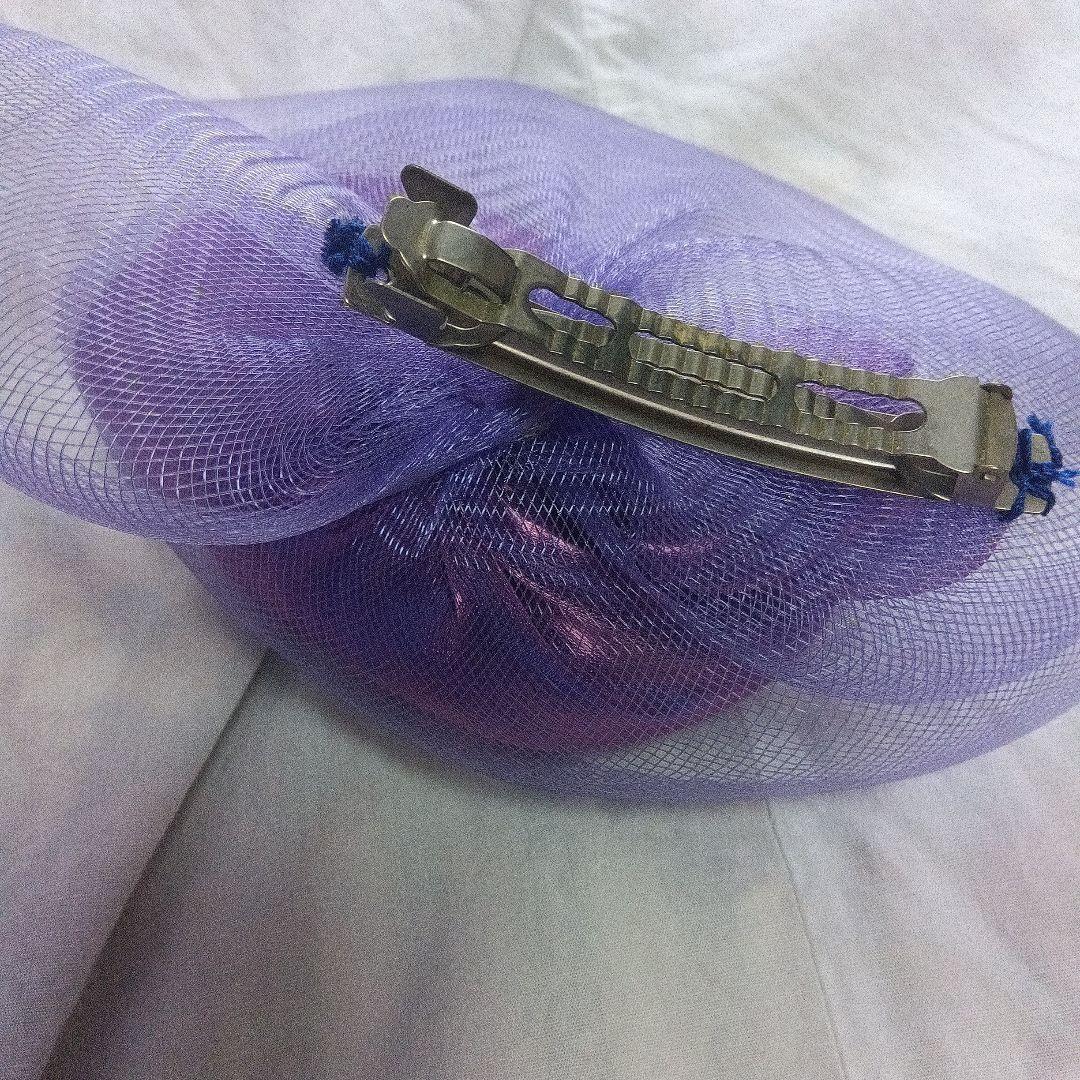 紫の社交ダンススタンダードドレス　Lサイズ