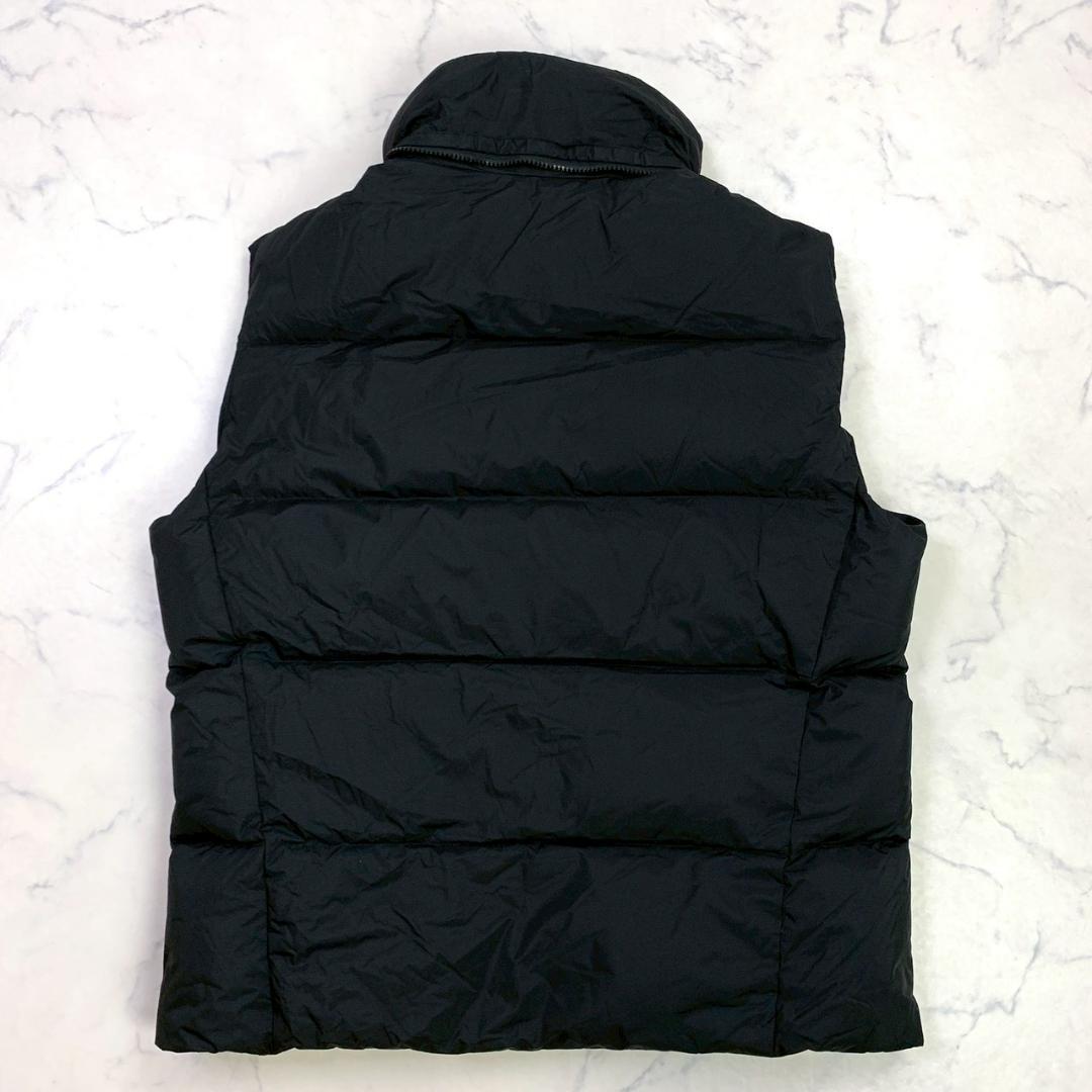 ポロラルフローレン ダウンベスト ビッグポニー 星条旗ワッペン 黒 L　D933