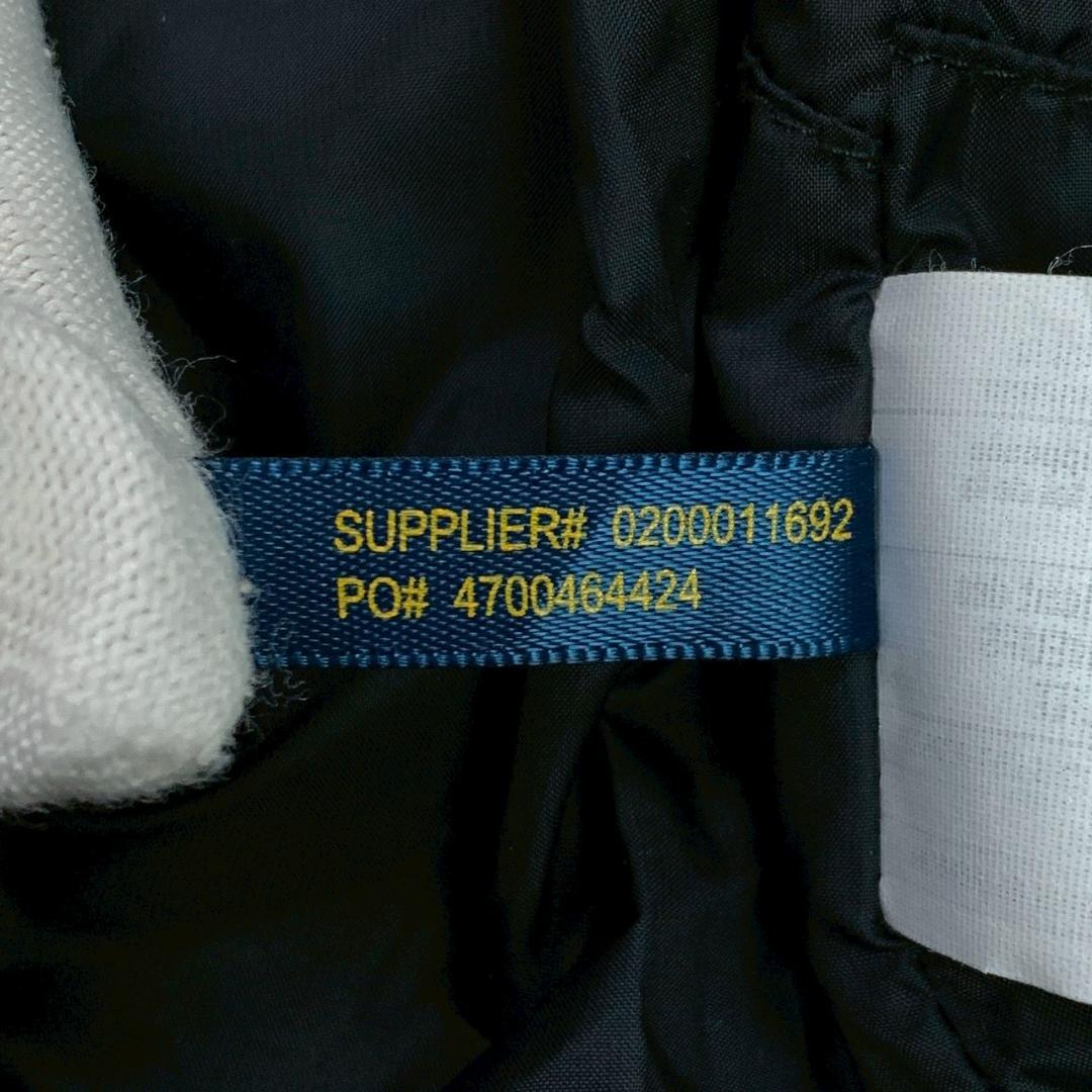 ポロラルフローレン ダウンベスト ビッグポニー 星条旗ワッペン 黒 L　D933