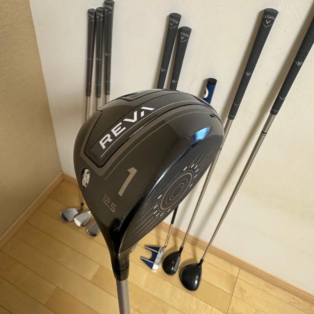 PEARLY GATES キャディバッグ　キャロウェイ　REVAクラブセット
