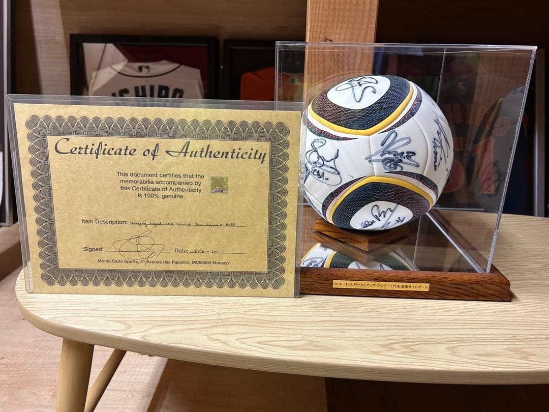 FCバルセロナ 直筆サインボール 証明書付き