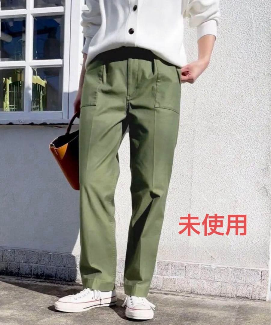 Spick and Span 未使用 パックサテンイージーカーゴパンツ