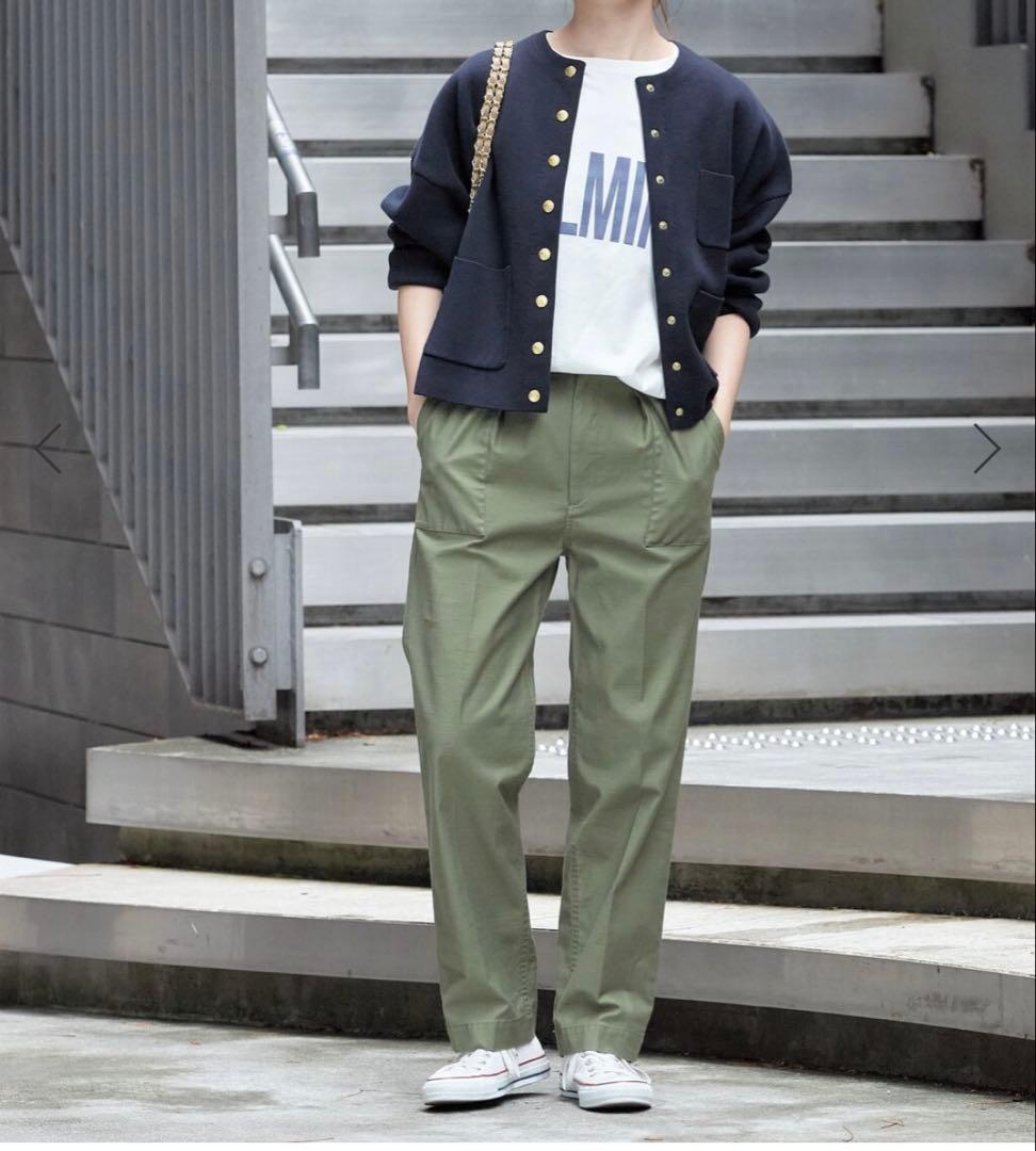 Spick and Span 未使用 パックサテンイージーカーゴパンツ