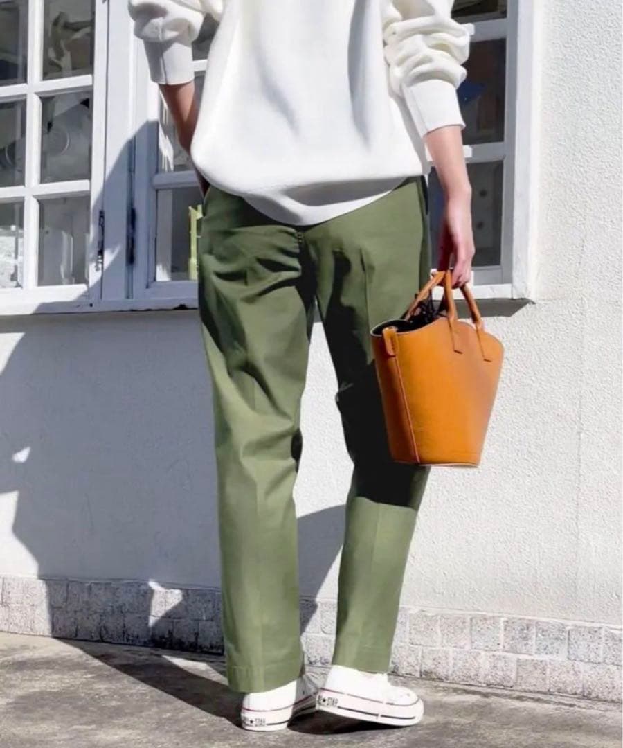 Spick and Span 未使用 パックサテンイージーカーゴパンツ