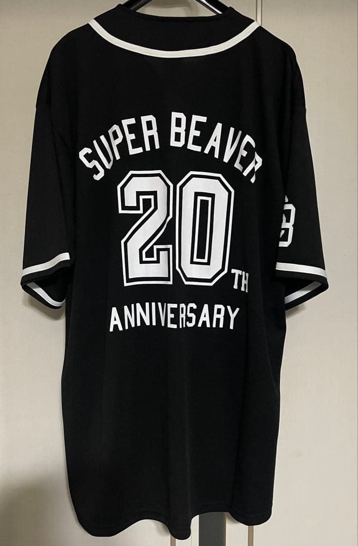 SUPER BEAVER ベースボールシャツ BLACK XL