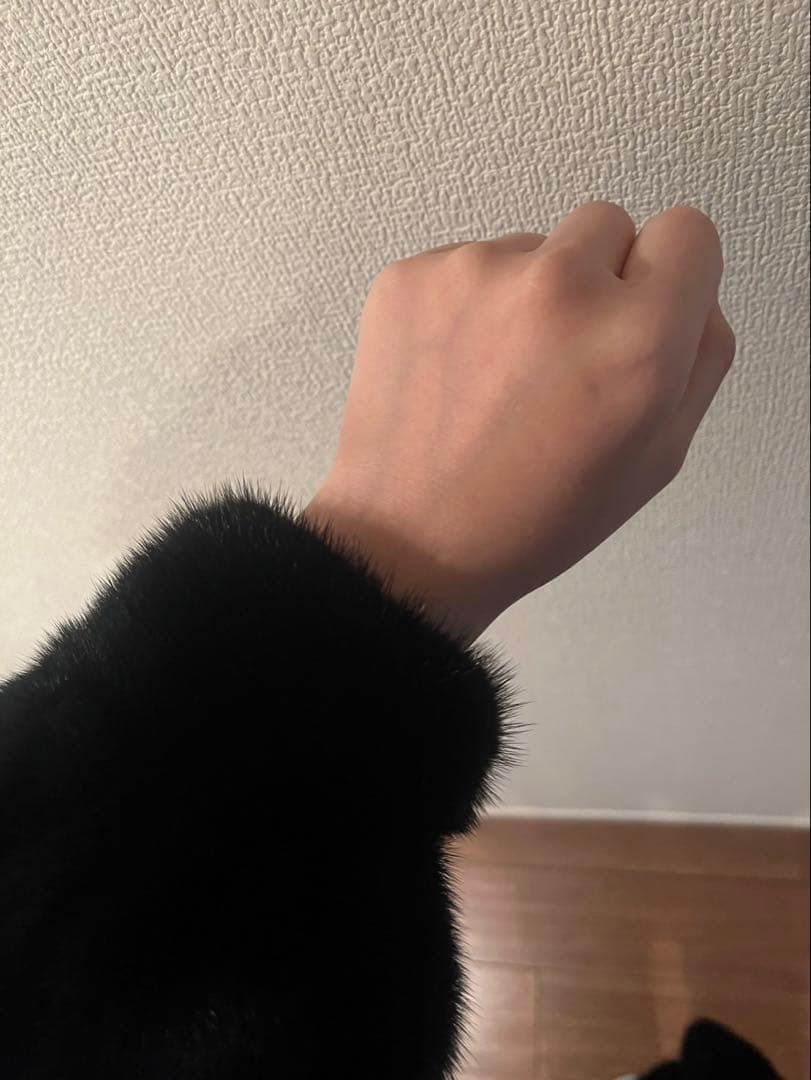 SAGA MINK  タグ付き ミンクファーコート 黒