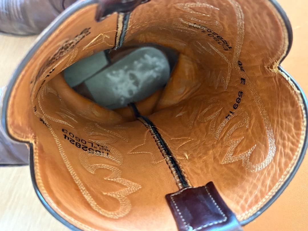 メンズ　ウエスタンブーツ　ルケーシー