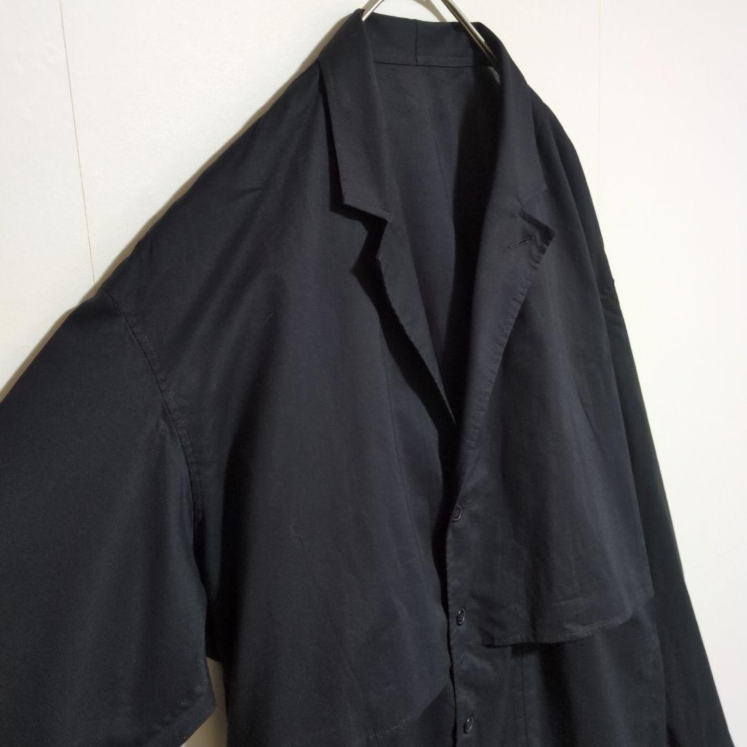 美品　ヨウジヤマモトプールオム　シャツジャケット　19SS　黒　ビックシルエット