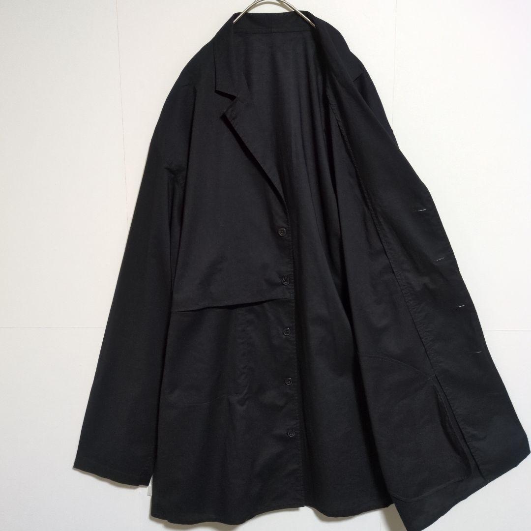 美品　ヨウジヤマモトプールオム　シャツジャケット　19SS　黒　ビックシルエット