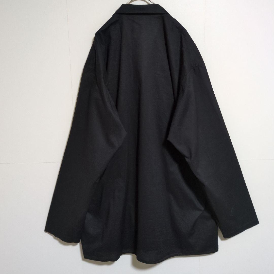 美品　ヨウジヤマモトプールオム　シャツジャケット　19SS　黒　ビックシルエット