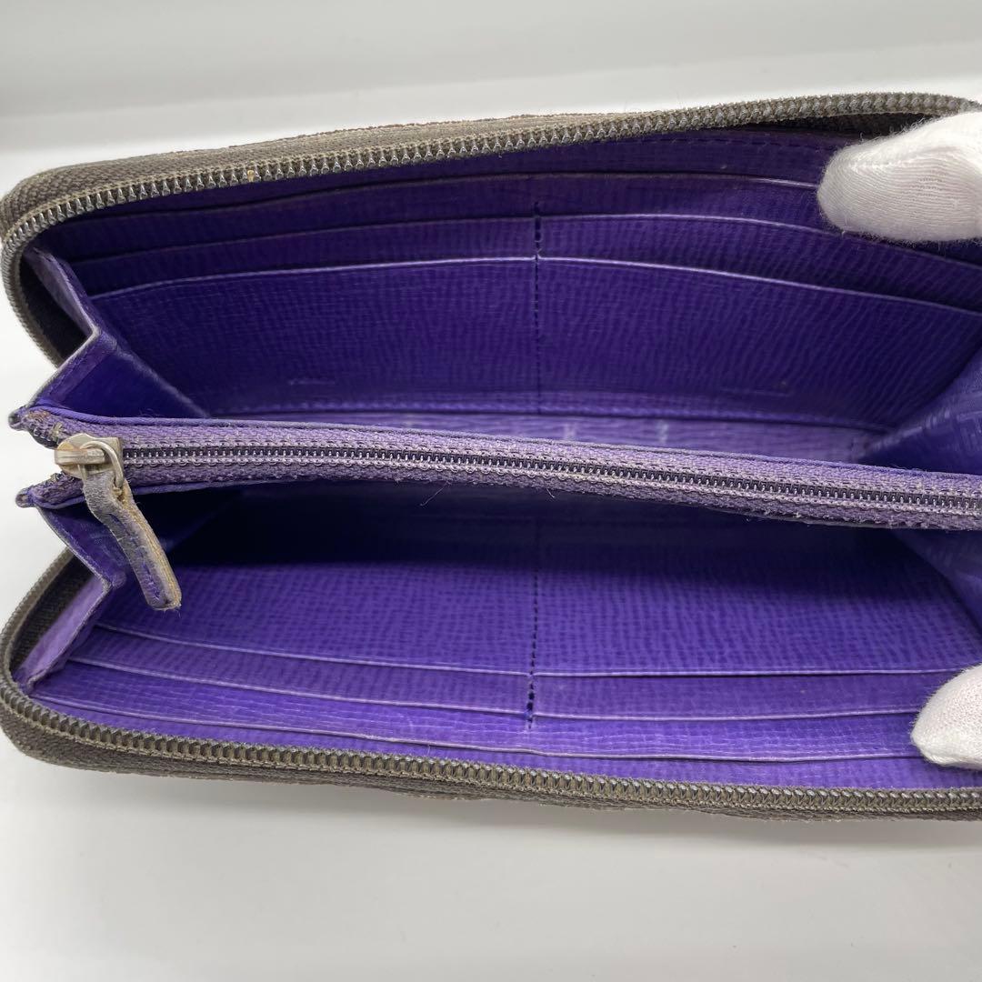 【良品】 FENDI フェンディ ズッカ FF 長財布