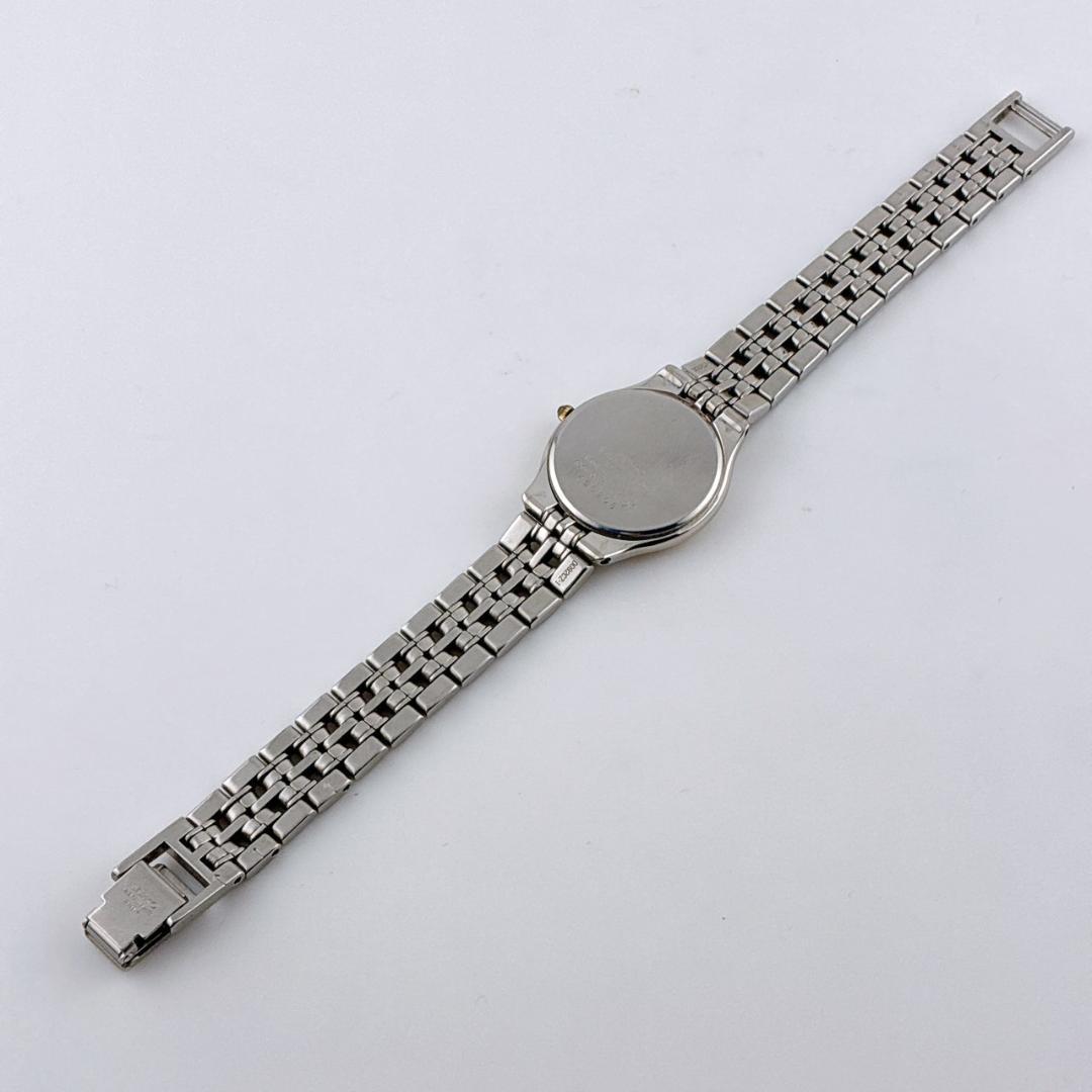 【電池交換済】SEIKO　EXCELINE　レディース腕時計　コンビ　ゴールド