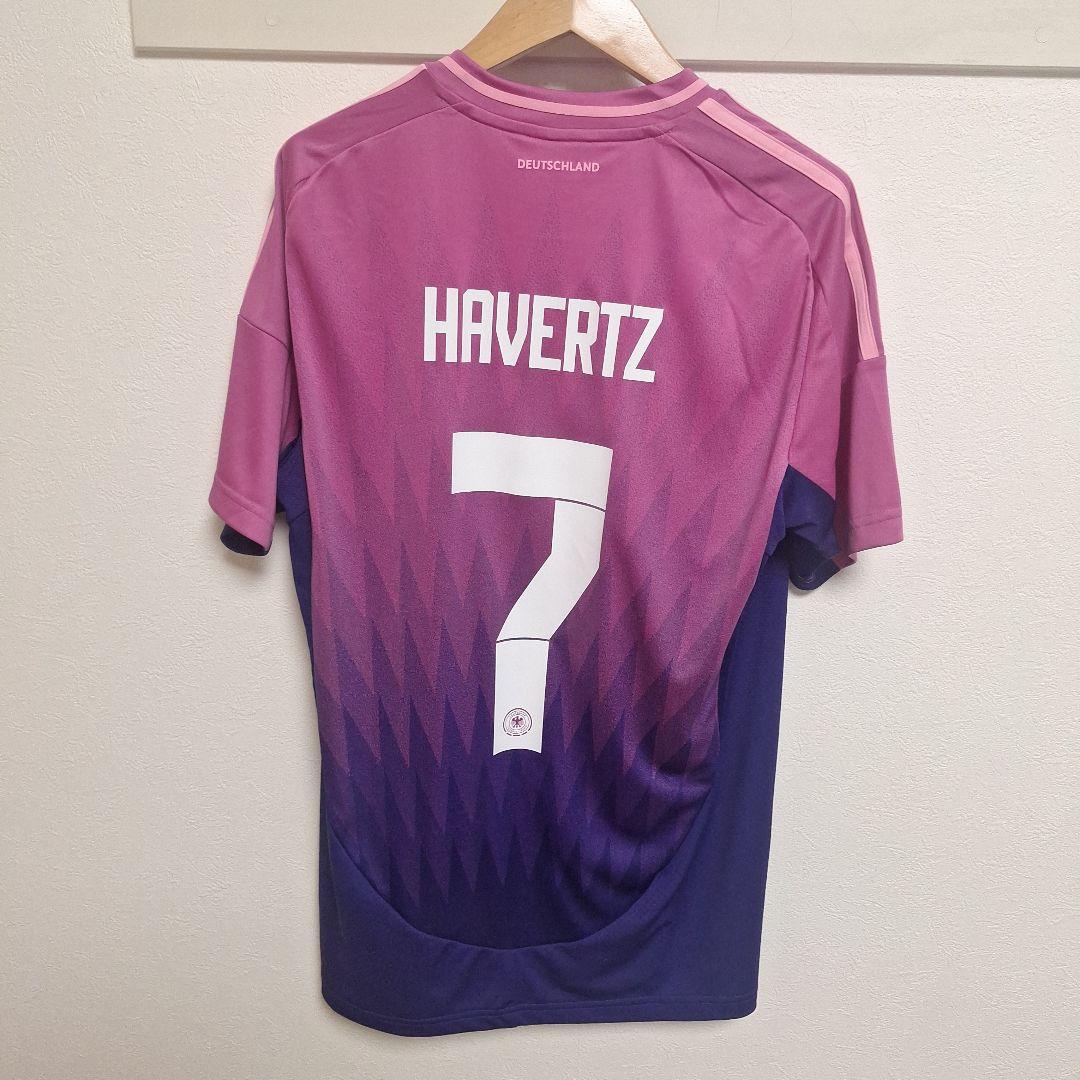 ドイツ代表　2024 ユニフォーム　アウェイ　半袖　レプリカ　#7.ハヴァーツ