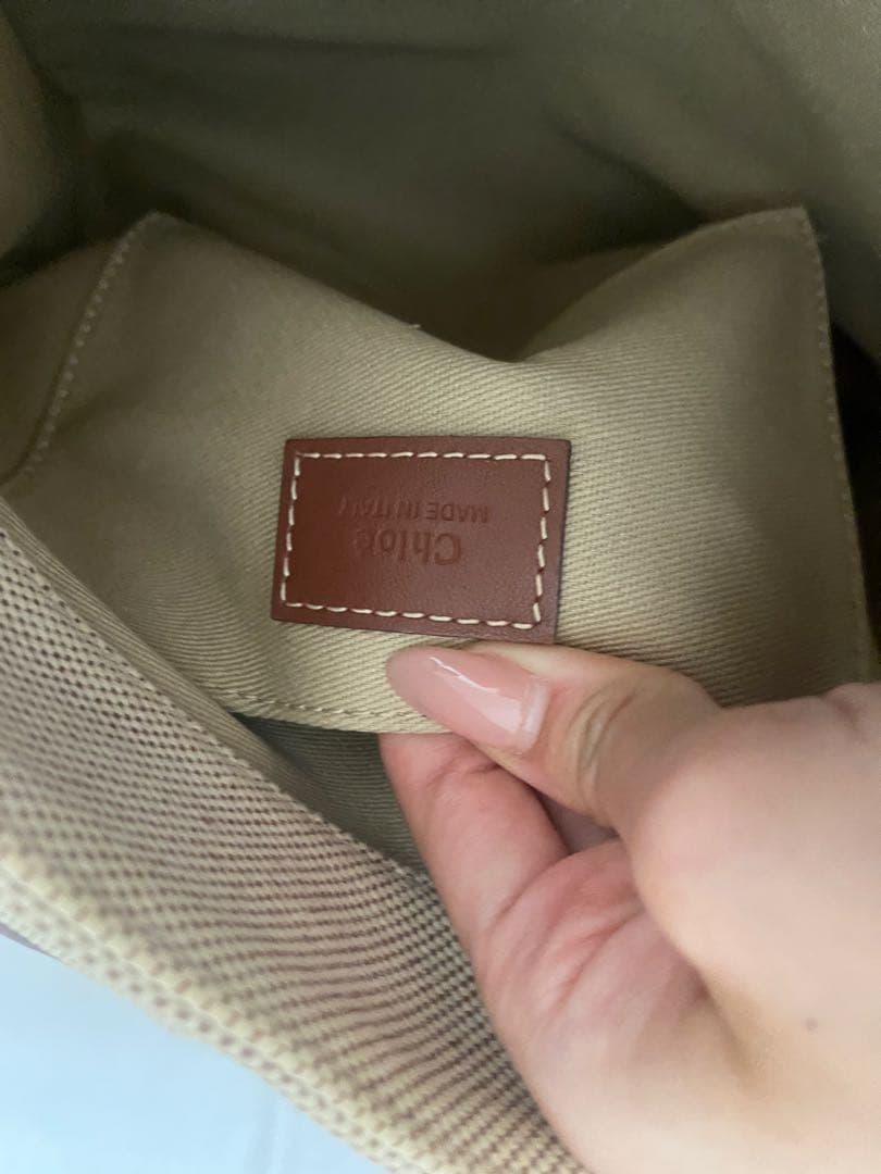 Chloé クロエ　キャンバス トートバッグ