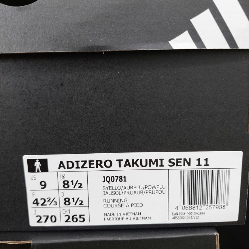 アディダス シューズ 27.0cm アディゼロ タクミ セン 11 JQ0781