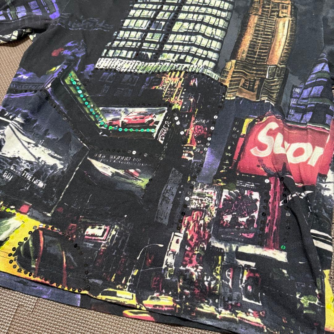 トップス Supreme Skyline Sequin L/S Top Night