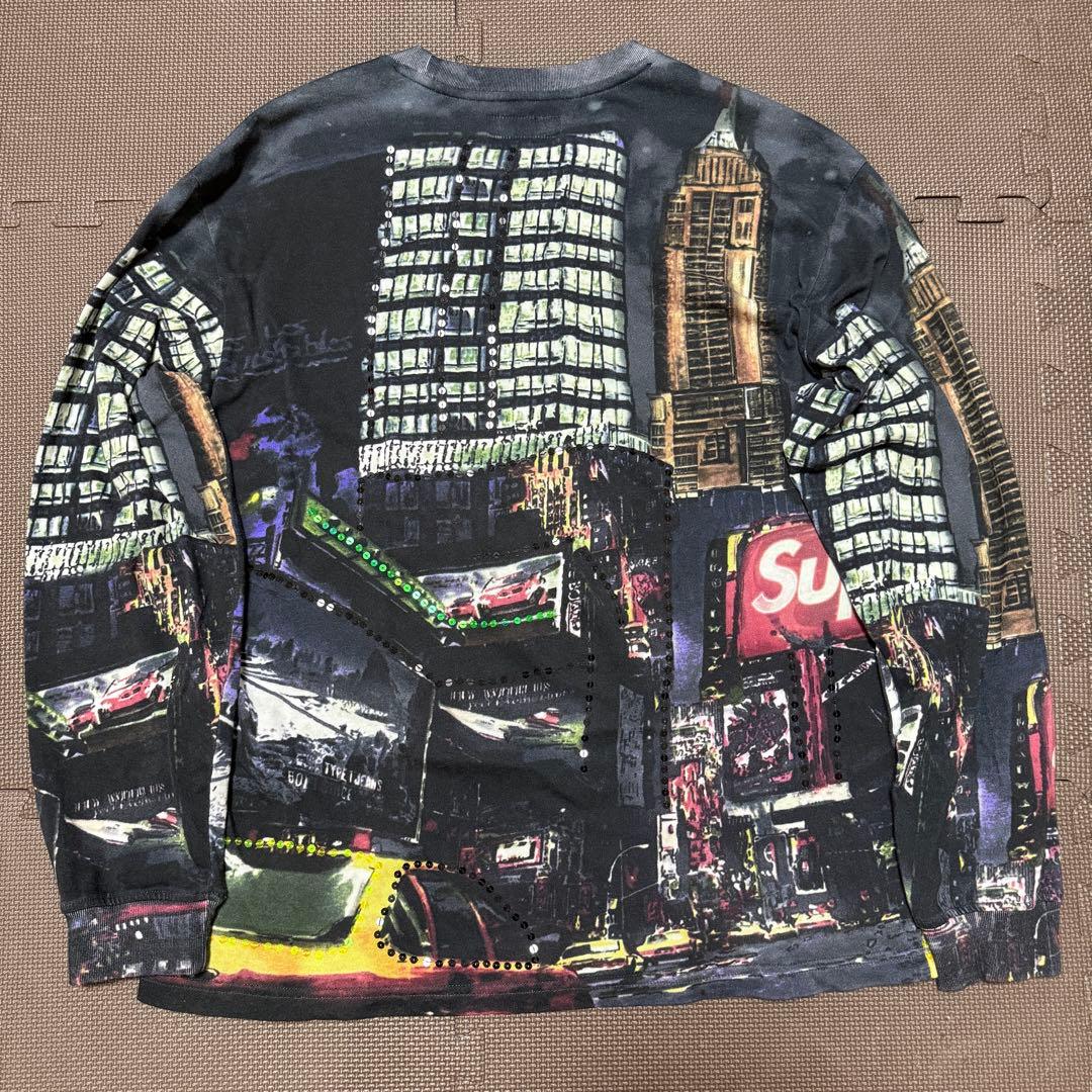 トップス Supreme Skyline Sequin L/S Top Night
