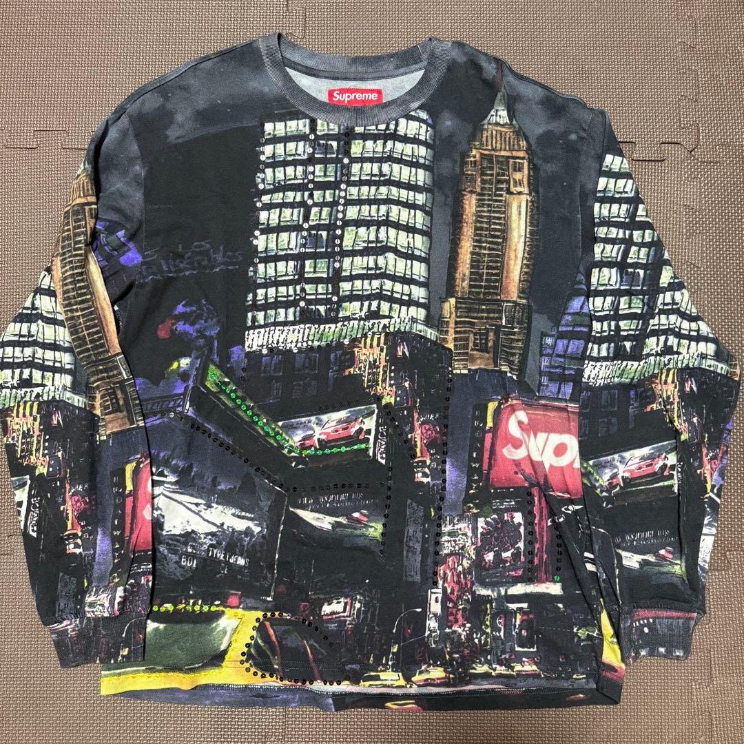 トップス Supreme Skyline Sequin L/S Top Night