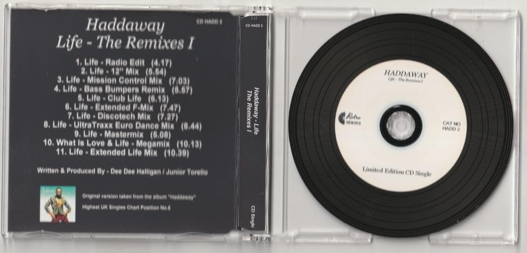 Haddaway　Life REMIXES　貴重11リミックス収録 CD